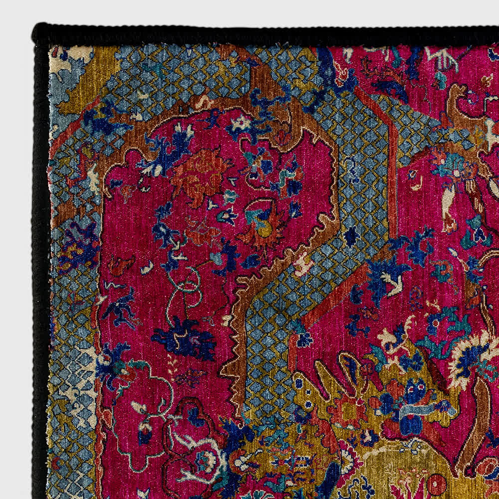Tapis lavable et doux « Dragon Oriental »