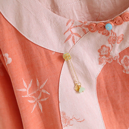 Vêtements d'intérieur à manches longues en tissu de coton jacquard teint en fil de style vintage
