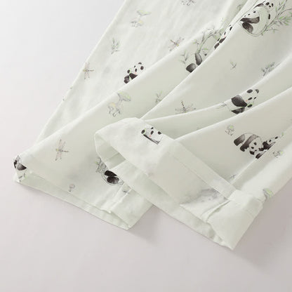 Ensemble de pyjama en fibre de bambou Rural Panda