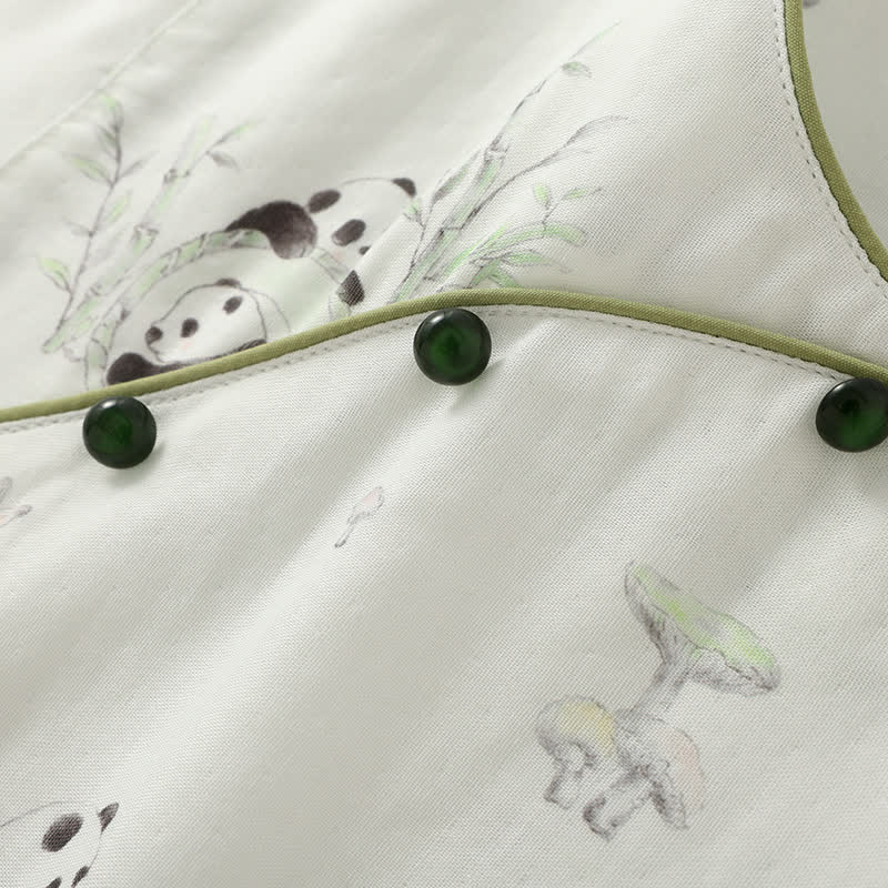 Ensemble de pyjama en fibre de bambou Rural Panda
