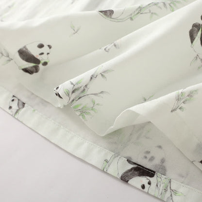 Ensemble de pyjama en fibre de bambou Rural Panda
