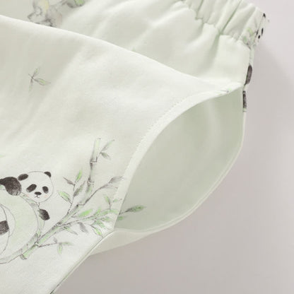 Ensemble de pyjama en fibre de bambou Rural Panda