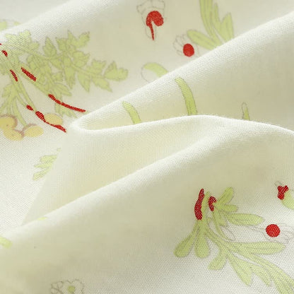 Chemise de nuit kimono à manches longues en gaze de coton