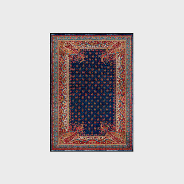 Tapis rétro cachemire doux et antidérapant pour l'intérieur et l'extérieur