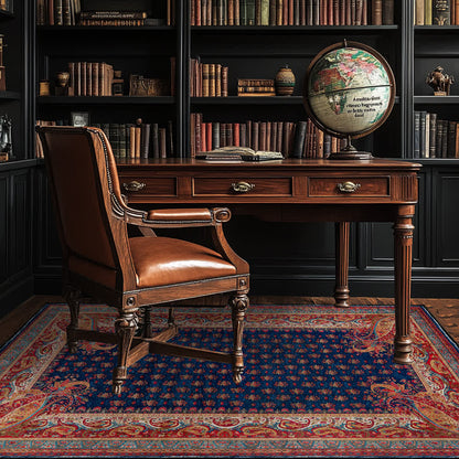 Tapis rétro cachemire doux et antidérapant pour l'intérieur et l'extérieur