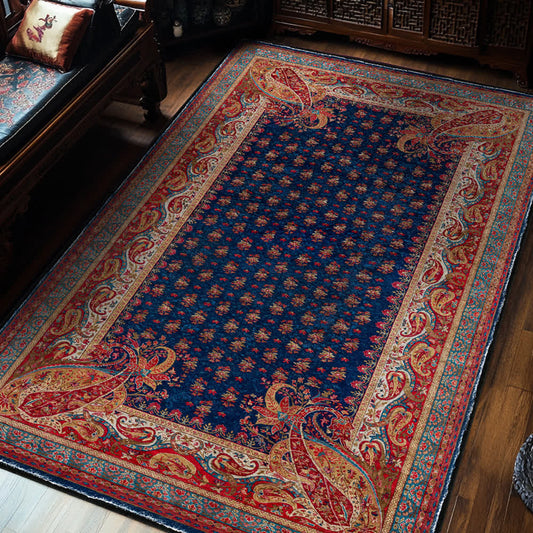 Tapis rétro cachemire doux et antidérapant pour l'intérieur et l'extérieur