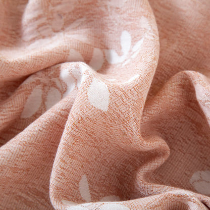 Vêtements d'intérieur teints en fil en jacquard de coton vintage avec boutons en perles
