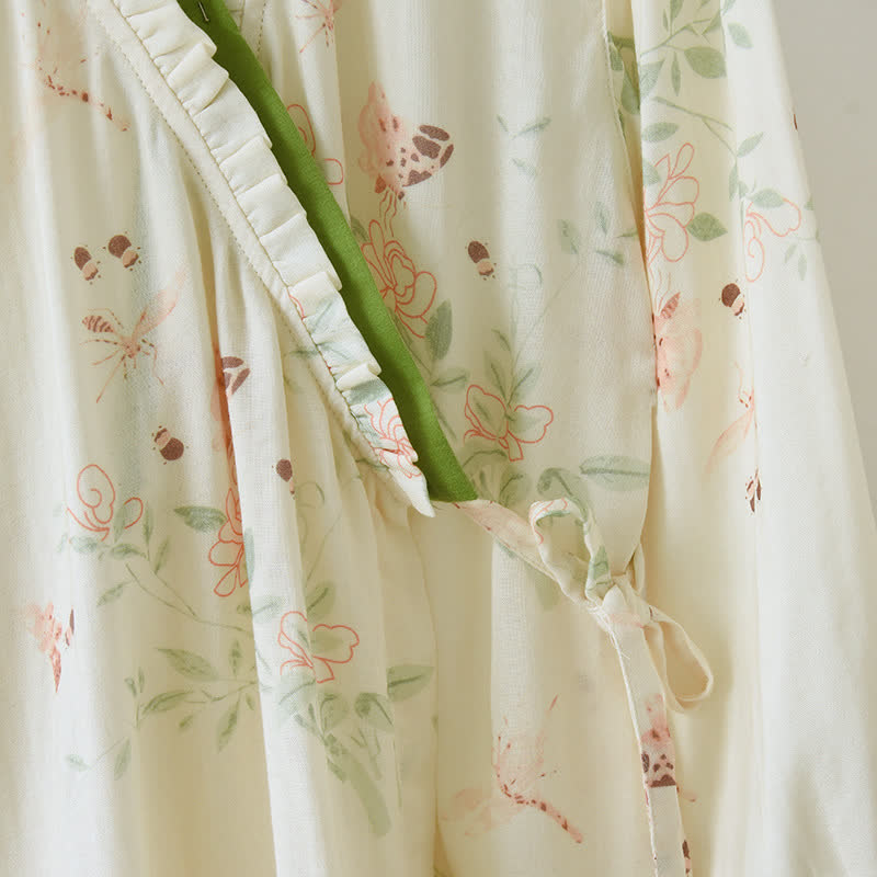 Ensemble pyjama rustique en fibre de bambou