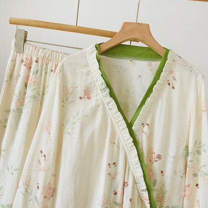 Ensemble pyjama rustique en fibre de bambou