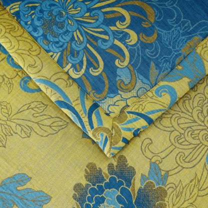 Couette d'été en pur coton avec double fil de style jacquard rétro