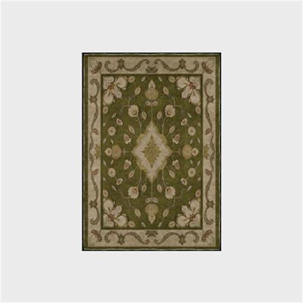 Tapis ethnique persan antidérapant à motifs floraux