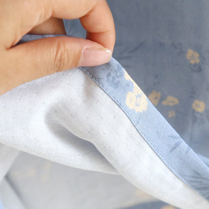 Ensemble pyjama élégant à manches courtes en fibre de bambou avec motif floral