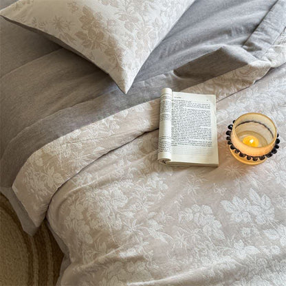 Élégante couverture d'été en coton végétal teint en fil de style jacquard