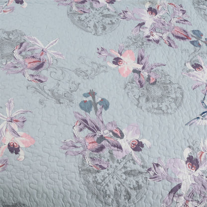 Couette élégante en coton doux avec motif floral