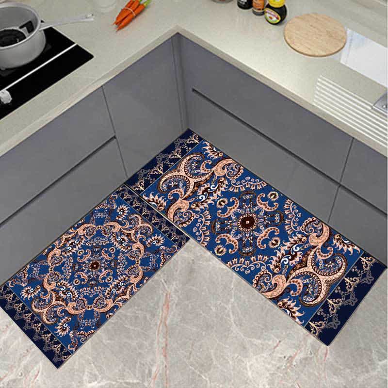 Tapis de couloir mandala absorbant et élégant
