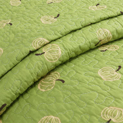 Couette en coton avec imprimé orange frais