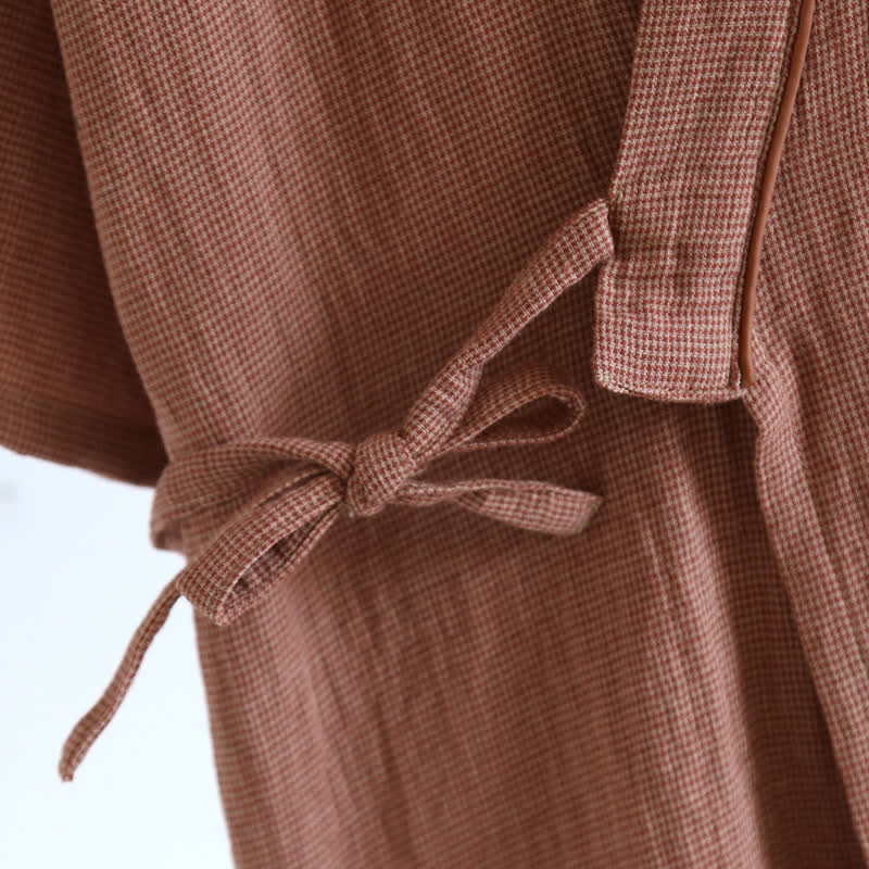 Ensemble pyjama kimono unisexe en gaze de coton