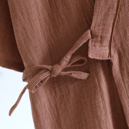 Ensemble pyjama kimono unisexe en gaze de coton