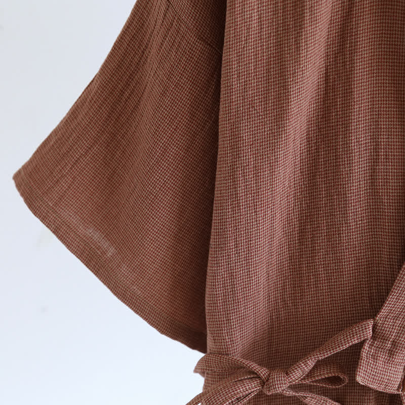 Ensemble pyjama kimono unisexe en gaze de coton