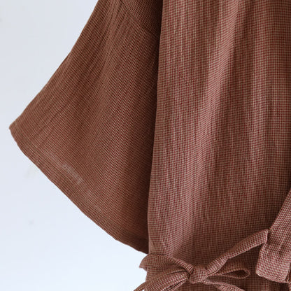 Ensemble pyjama kimono unisexe en gaze de coton