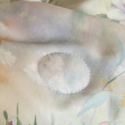 Couverture d'été luxueuse en fibre lyocell avec motif floral