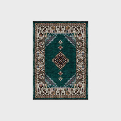 Tapis moelleux de style ethnique persan au style rétro