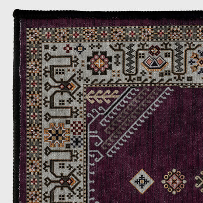 Tapis moelleux de style ethnique persan au style rétro
