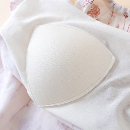 Chemise de nuit en gaze de coton fleurie