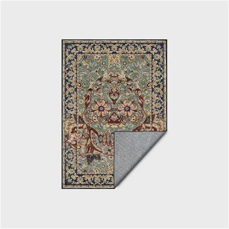 Tapis lavable intérieur/extérieur avec tête de mort gothique
