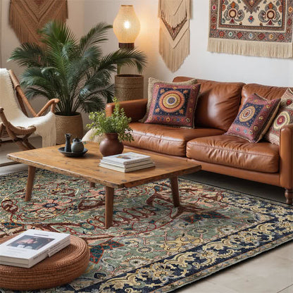 Tapis lavable intérieur/extérieur avec tête de mort gothique