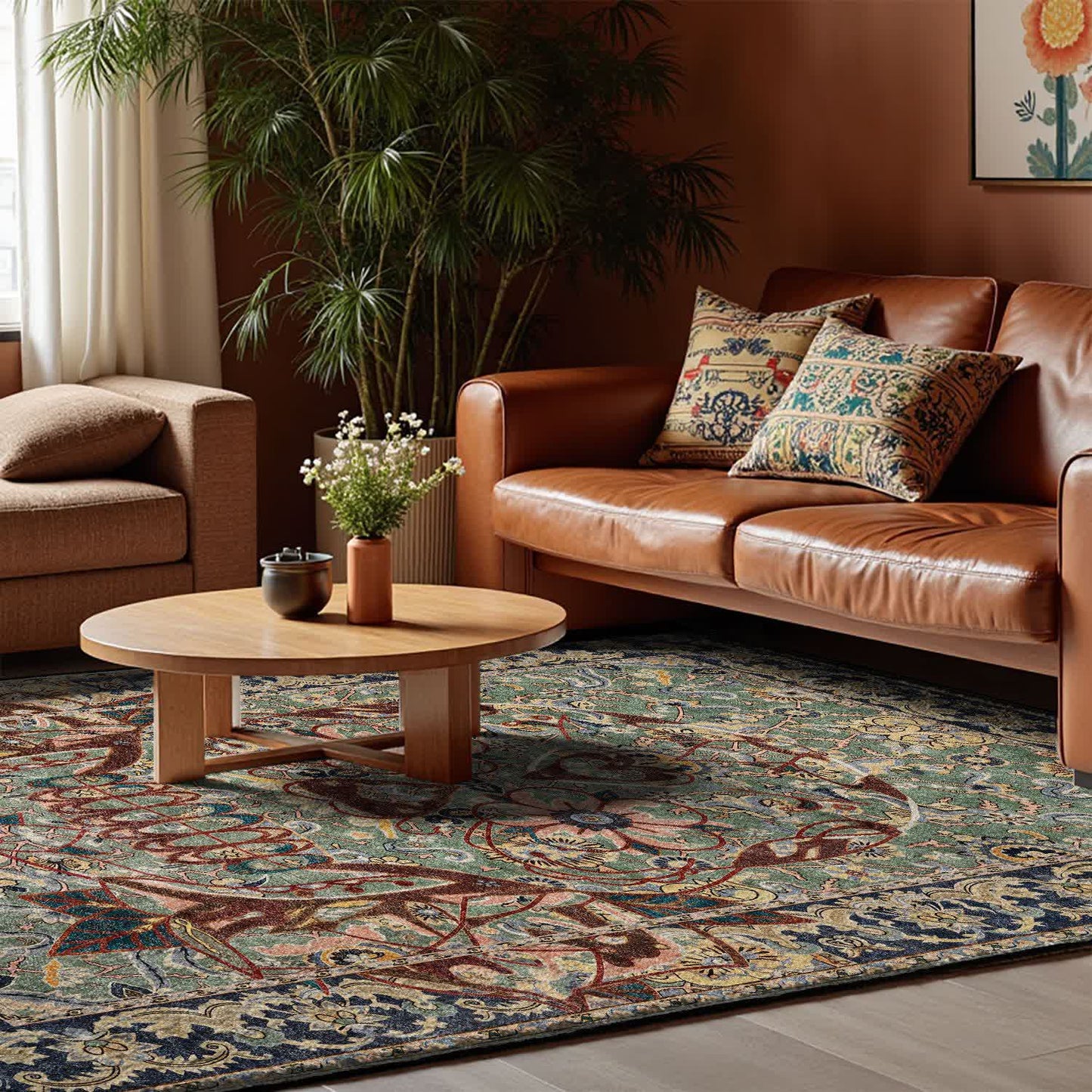 Tapis lavable intérieur/extérieur avec tête de mort gothique