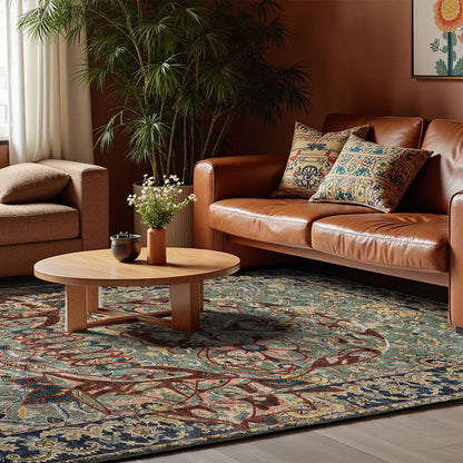 Tapis lavable intérieur/extérieur avec tête de mort gothique