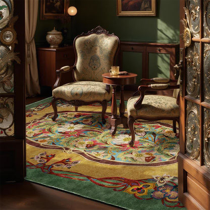 Tapis antidérapant pour l'intérieur et l'extérieur de style pastoral