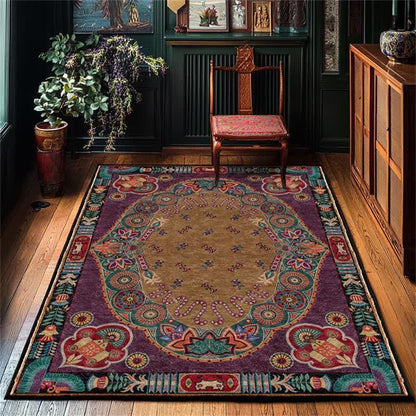 Tapis ethnique vintage pour l'intérieur et l'extérieur
