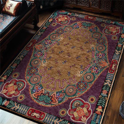 Tapis ethnique vintage pour l'intérieur et l'extérieur