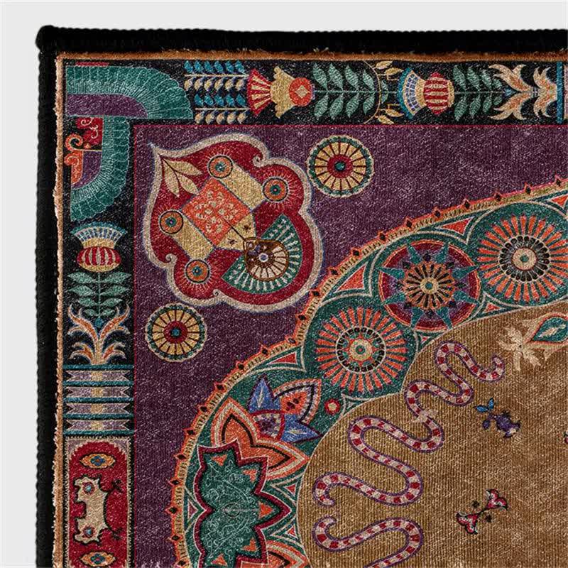 Tapis ethnique vintage pour l'intérieur et l'extérieur