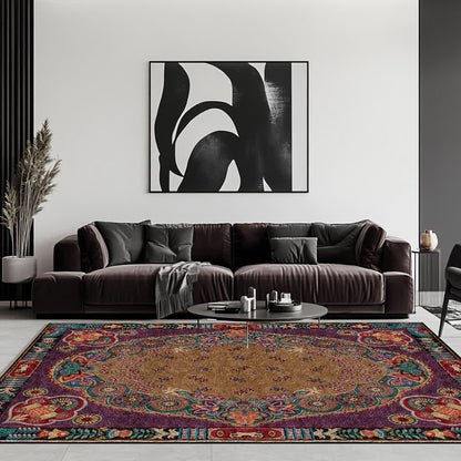 Tapis ethnique vintage pour l'intérieur et l'extérieur