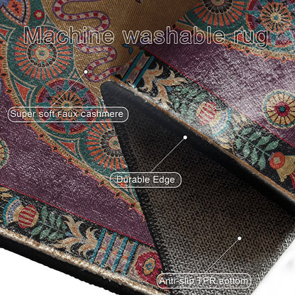 Tapis ethnique vintage pour l'intérieur et l'extérieur