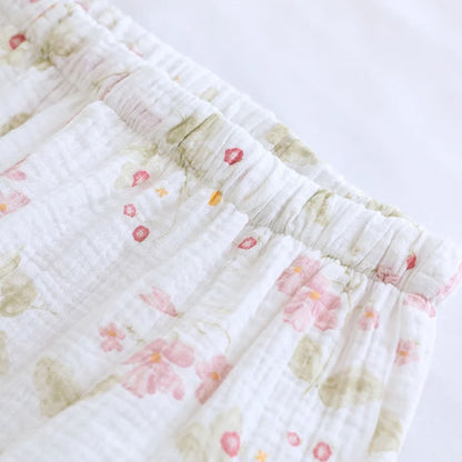 Ensemble de vêtements de détente à manches flottantes et imprimé fleurs de cerisier