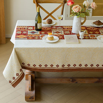 Nappe décorative en jacquard de style marocain