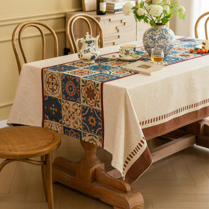 Nappe décorative en jacquard de style marocain