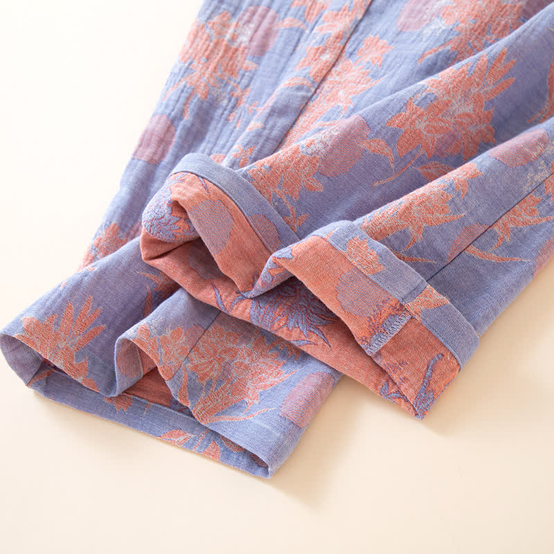 Oriental Lily – Ensemble de nuit en gaze de coton