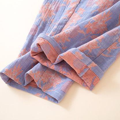 Oriental Lily – Ensemble de nuit en gaze de coton