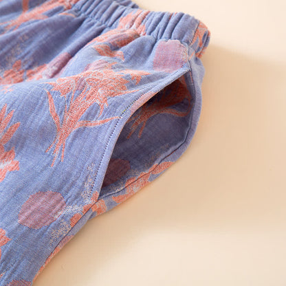 Oriental Lily – Ensemble de nuit en gaze de coton