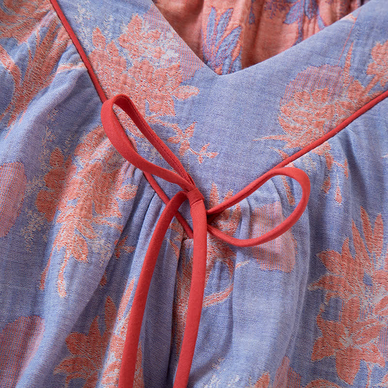 Oriental Lily – Ensemble de nuit en gaze de coton