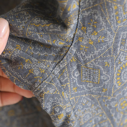 Ensemble pyjama kimono japonais unisexe à motifs géométriques