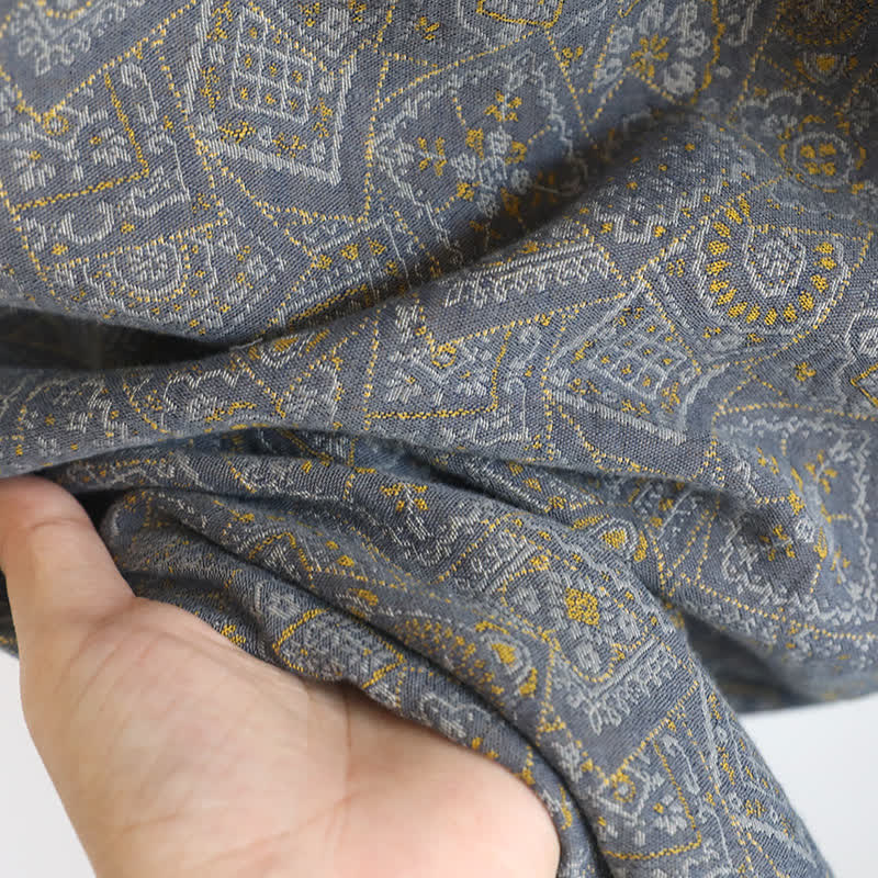 Ensemble pyjama kimono japonais unisexe à motifs géométriques