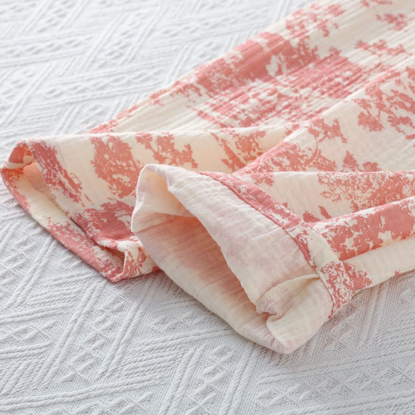 Ensemble de vêtements d'intérieur en gaze de coton avec un motif toile pittoresque - image 10