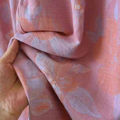Ensemble de nuit oriental en coton jacquard à imprimé hostas
