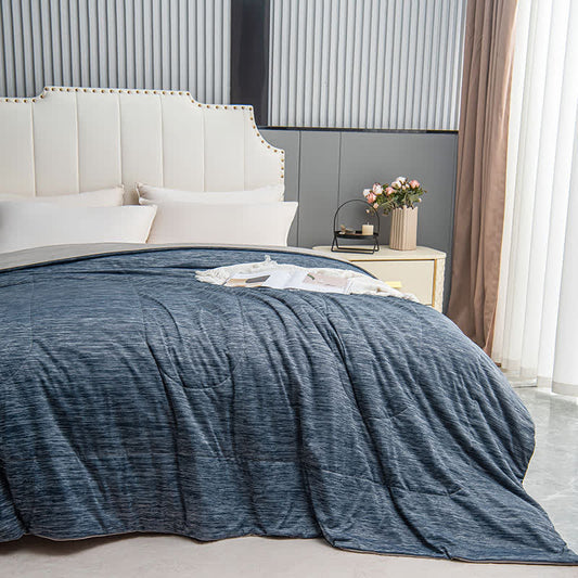 Plafond rafraîchissant double face gris-bleu